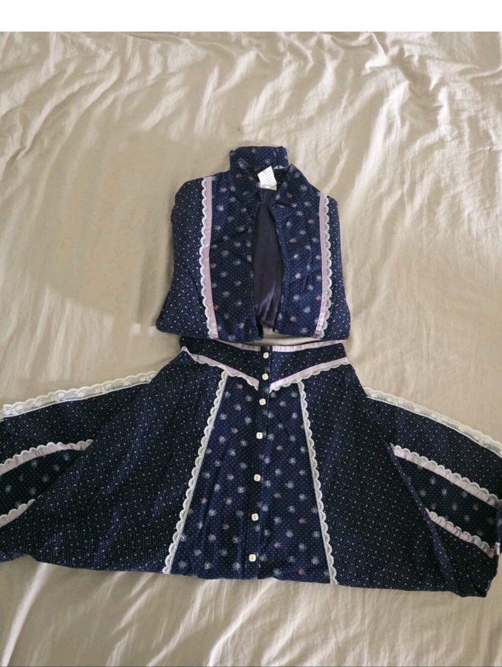 VINTAGE GUNNE SAX JACKET With MATCHING SKIRT Gunnies - Picture 15 of 16